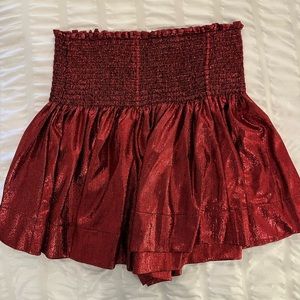 Sparkly red queen of sparkles skirt